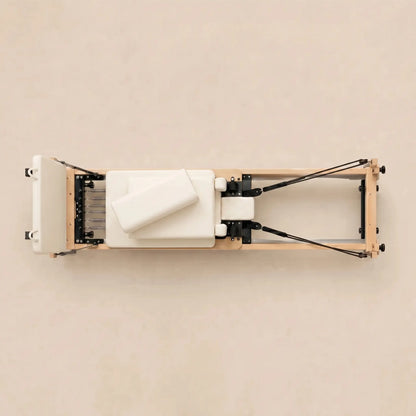 Foldable Pilates Reformer - Ivory Silk Edition